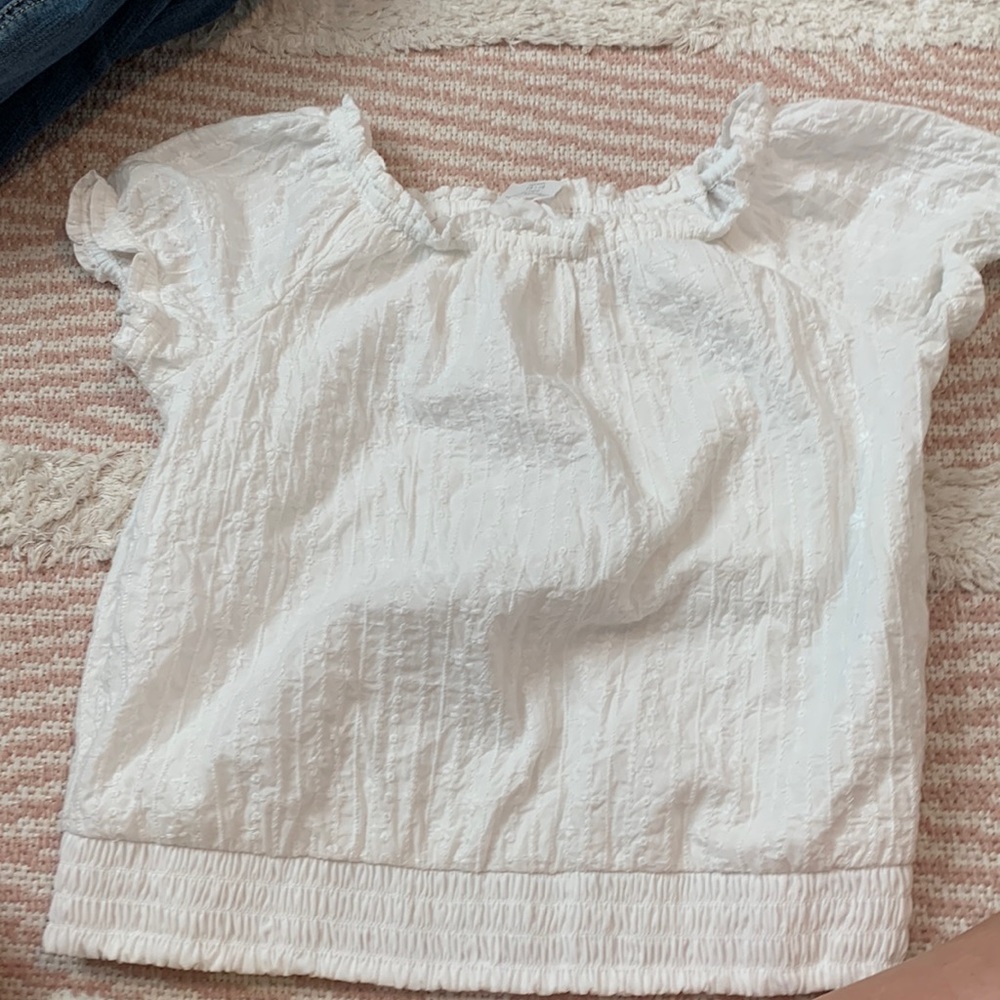 Girls Cute White Top